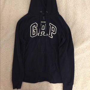 Gap Navy Zipped Hoodie